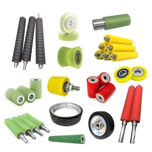 Polyurethane Coated Rubber Roller High Temperature Resistant Silicone Roller