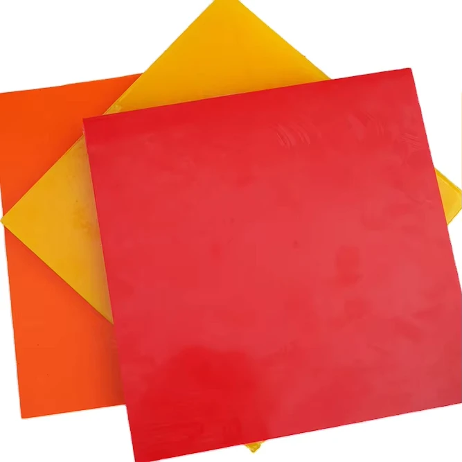 Polyurethane Cushion Sheet Plate Roll Wear Resistant Shock Absorption Customizable Thickness 1mm 200mm Cutting Available