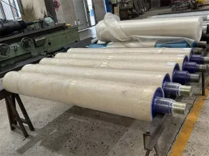 Polyurethane Glue Roller for Plastic Machine Winding