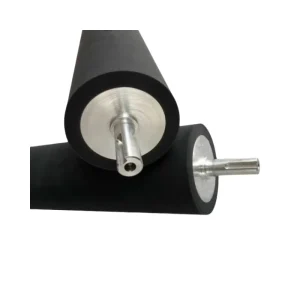 Polyurethane Rubber Coated Roller Wear resistant High Temperature Silicone Bearing Rubber Coated Roller Rubber Roller Pu