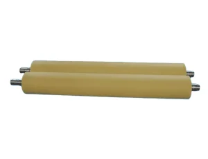 Polyurethane Rubber-Coated Roller with Silicone Bearing, Wear Resistant, High Temperature
