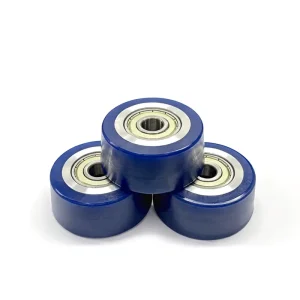 Polyurethane Rubber Coated Silicone Roller with Bearings Hardness 50-90A for Textile Machinery