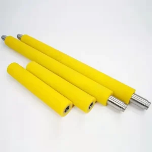 Polyurethane Rubber Wheel Rubber Roller PU Roller Non power Roller Wear resistant Bearing Coating