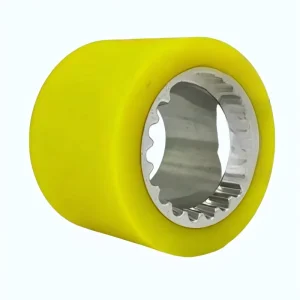 Polyurethane Wheel for Packaging Machinery Applications Rubber Coated Roller