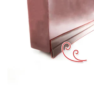 Porous Silicone Rubber Door Bottom Sealing Strip for Sound and Wind Insulation
