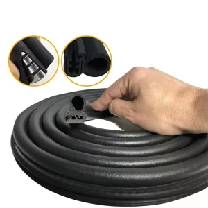 Portable Car Door Stopper with Rubber Bend Weatherstrip