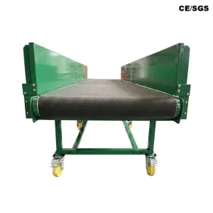 Portable Commercial I beam Frame Grain Customizable Width Inclined Cement Plant Manufacturing Heavy Duty Belt Conveyor System