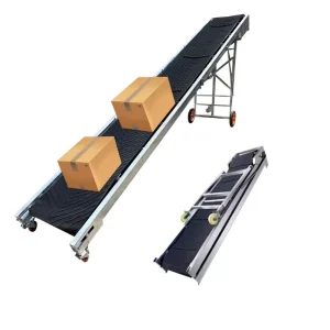Portable Loading and Unloading Belt Conveyor Machine