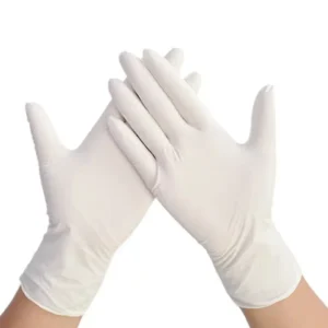 Powder Free Latex Gloves Medical Guantes De Latex Disposable Latex Medical Gloves M 4.5g for Hospital