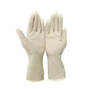 Powder Free Surgical Gloves Sterile Latex Surgical Gloves Good Elasticity Natural Rubber
