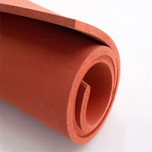 Precision Silicone Foam Sheet RoSH Certified 1.0-15.0mm Thickness Customized Color Optimal Damping for Optical Silicone Rubber