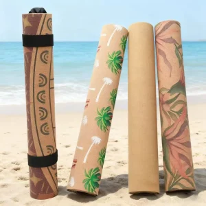 Premium Cork Natural Rubber Yoga Mat 183x68cm Non Slip 6mm for Pilates Fitness Extra Wide for Comfortable Movement