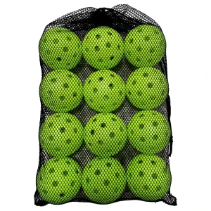 Premium Durable Edgeless Pickleball Balls High Performance Polypropylene Rubber & PE Construction for Indoor & Outdoor Play