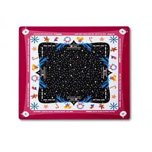 Premium Luxury Mahjong Poker Mat Waterproof Easy Wipe Non Slip Silent Multi Functional Natural Rubber Pad for Home Entertainment
