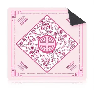 Premium Luxury Special Mat for American Mahjong Poker Waterproof Easy Wipe Non Slip Silent Multi Functional Natural Rubber Pad