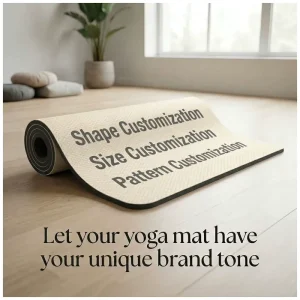 Premium Natural Rubber Cork Yoga Mat Eco Friendly Organic Exercise Mat and Non Slip Pilates Mat for Hot Yoga