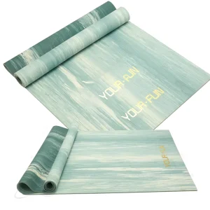 Premium Natural Rubber Yoga Mat 300% Durability Enhanced Moisture Absorbent Non Slip with Comfortable Yoga Bag
