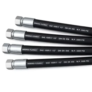 Premium SAE 100R17 Hydraulic Hose 3 4″ 1″ 1 4 Inch Steel Wire Braided High Pressure 210 Bar Flexible Rubber Oil Suction Pipe
