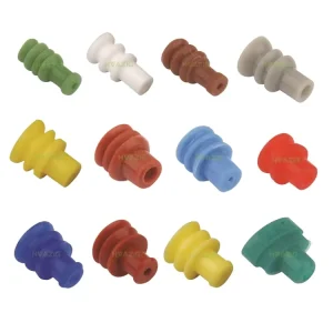 Prices male female automotive connector 1.5mm wire harness terminal super seal waterproof rubber plug silicone plug