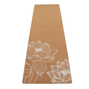 Private Label Neoprene Tree Natural Rubber White Silk Screen Printing Organic Cork Yoga Mat