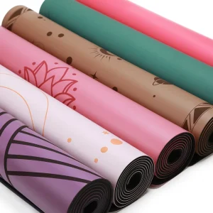 Professional 4mm Thick Foam Rubber Yoga Mat Foldable and Soft Custom Logo for Home Use and Gym
