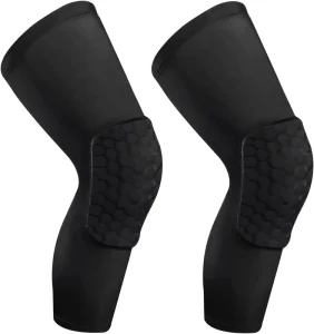 Professional Anti slip Breathable Sports Knee Pad Football Basketball Knee Pad Honeycomb Leg Brace Support