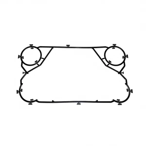 Professional Corrosion Resistant EPDM Rubber Gasket Durable Plate Heat Exchange Sealing Accessories for Industrial Heat Exchange