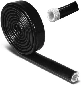 Professional Factory Direct Sale Heat Resistant Silicone Rubber Coated Fiberglass Fire Sleeve