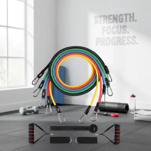 Professional Long Rubber Resistance Bands Set Exercise Workout Bands for Men Women Pull Assist Strength Training Body Slimming