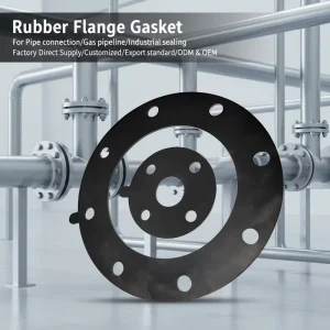 Professional Manufacture Cold Resistant Rubber Flange Gasket for Municipal Engineering