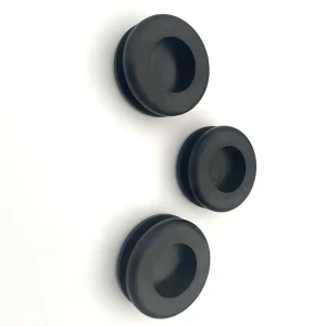 Professional Manufacturer Custom Various Shape Silicone NBR Rubber Dust Cover Bellow Molded Rubber Plug Part Black IATF16949