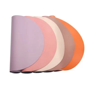 Professional PU Rubber Yoga Mat Oval Non Slip 1830mm X 5mm Fitness Mat