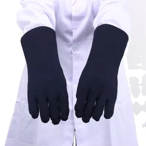 Professional Reusable CT Scan Animal Clinic 35cm Length X Ray Lead Gloves Blue Oxford Material Comfortable Medical Protective CE
