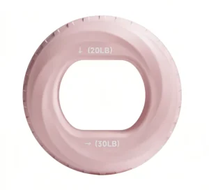 Professional fitness equipment resistance band rehabilitation dual resistance silicone grip strengthener ring for wrist and arm