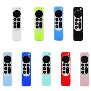 Protective Case for Apple TV 4K Remote Control Cover Soft Silicone Anti Slip Shockproof Sleeve