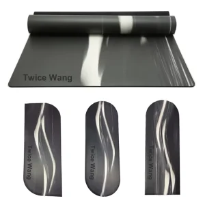 Pu Yoga Mat Frosted Semicircle Yoga Mat With Non slip Grip Arched Design Pu & Natural Rubber 183cm