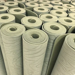 Pure Natural Rubber Yoga Mat 4.5mm Thick Extra Width 66cm Durable Real Non Slipping Biodegradable Yoga Mat