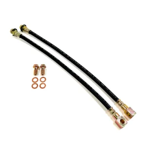 QDGY Brake Rubber Hydraulic Hoses Oil Pipe Corrosion Resistant SAE J1401 Steel Fittings BH106 1 8 Inch New