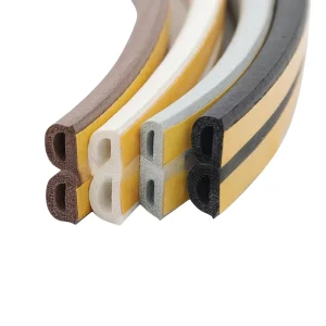 QL-10 Self-Adhesive Molded EPDM/NBR Rubber Stopper Seal Strip for Industrial Doors and Windows