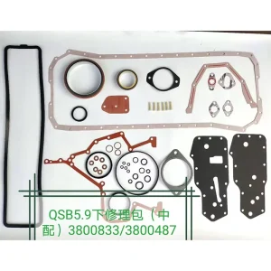 QSB5.9 Lower Overhaul Seal Kit 3800833 3800487 for C U M M I N S Construction Machinery Farm Equipment & Power Generators