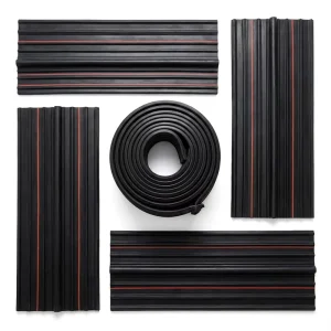 QUNNUO Alkali proof P type Natural Rubber Waterstop Strip ISO Standard Black 5 Year Warranty for Underground Basement Retaining