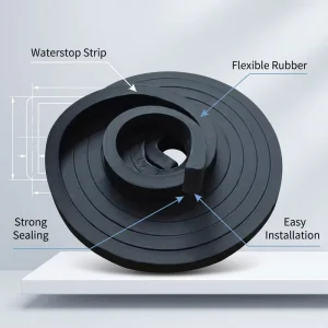 Quick Installation Bentonite Water Stop in Concrete Joint Black Bentonite Rubber Absorbent Expansion Water Stop Strip