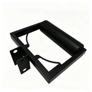Rack Mount Bulgarian Split Squat Stand with Rotating Foam Roller, Heavy Duty Single Leg Squat Rack for Home Gym Commercial Use
