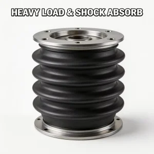 Railway Air Spring Rubber Bellows Passenger Coach Secondary Suspension System Part