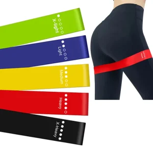 Raylon Rubber Resistance Loop Bands Set Fitness Bands TPE Elastic Fitness Exercise Resistance Bands Custom