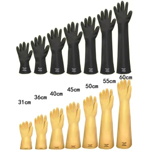 Re usable Long Thick Rubber Safety Gloves Nitrile Natural Latex for General Purpose Gardening Kitchen Household Dishwashing Work