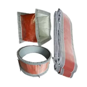 Rectangle Flue Pipe Nonmetallic Fabric Expansion Joint for Thermal Gas Piping DN800*600