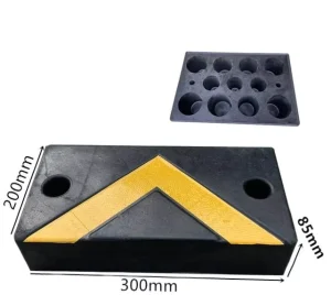 Rectangle High-Elastic Rubber Buffer Block for Property Management Anti-Collision Protection