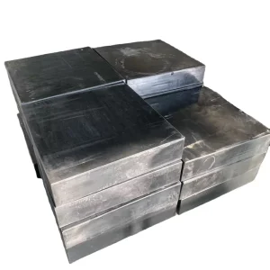 Rectangular Bearing with Hole Rubber Pads Laminated Elastomeric Bridge Bearings