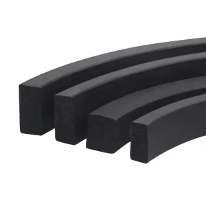 Rectangular EPDM Foam Rubber Extrusion Sponge Gasket Electrical Cabinet Marine Waterproof Shock Absorption Seal Strip